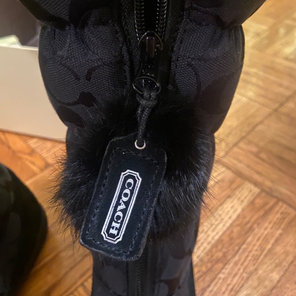 Coach Theona  Fur Boots - Picture 3 of 10